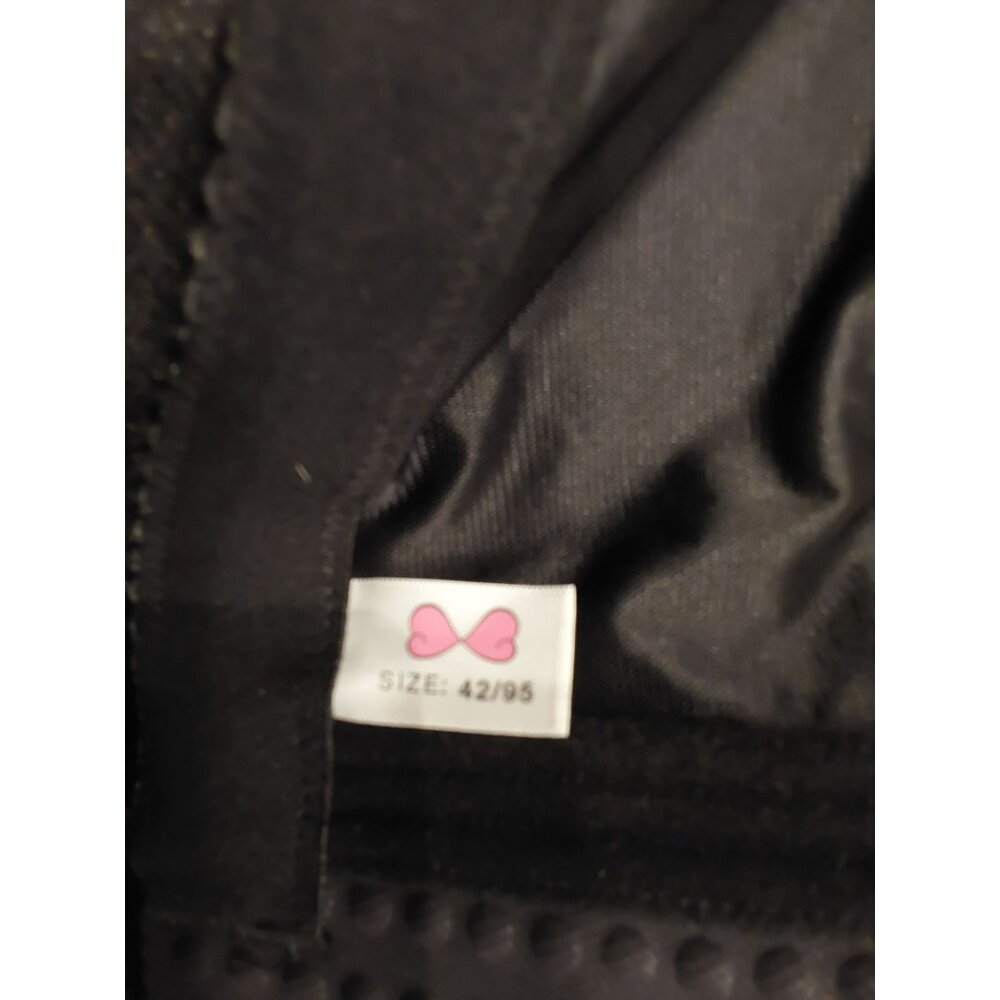 NEW Doosinki Women's Plus Size Black Butterfly Bra Front Close. Wireless.  42/95 - Picture 4 of 6